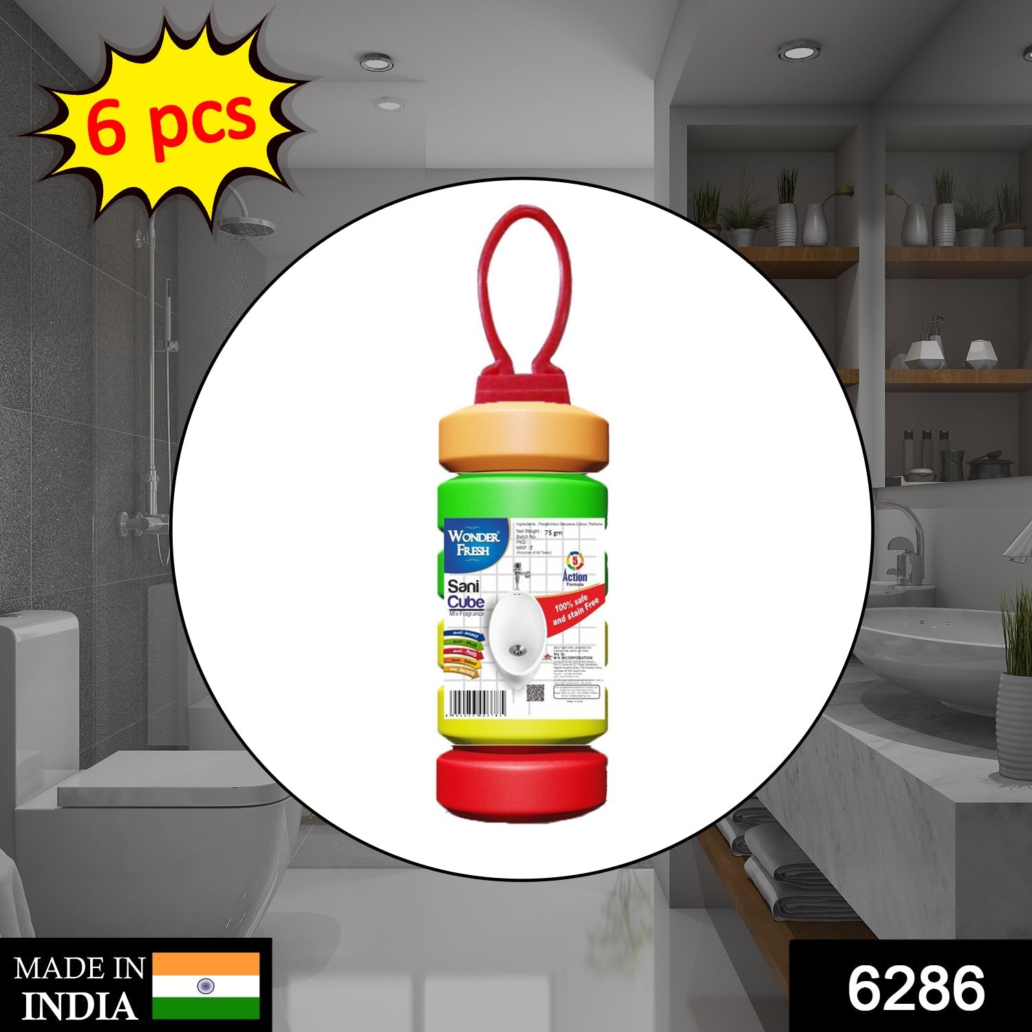 6286 Urinal Cubes | Sani Cubes | Bathroom Freshener Fragrance Blocks, Air Freshener for Bathroom, Toilet, Shoe Rack, etc. Long-Lasting Fragrance DeoDap 6286 Urinal Cubes | Sani Cubes | Bathroom Freshener Fragrance Blocks, Air Freshener for Bathroom, Toilet, Shoe Rack, etc. Long-Lasting Fragrance DeoDap